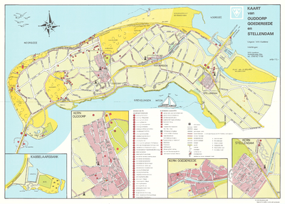 A20-D04 Kaart van Ouddorp, Goedereede en Stellendam (zie A20-D11), ca. 1985